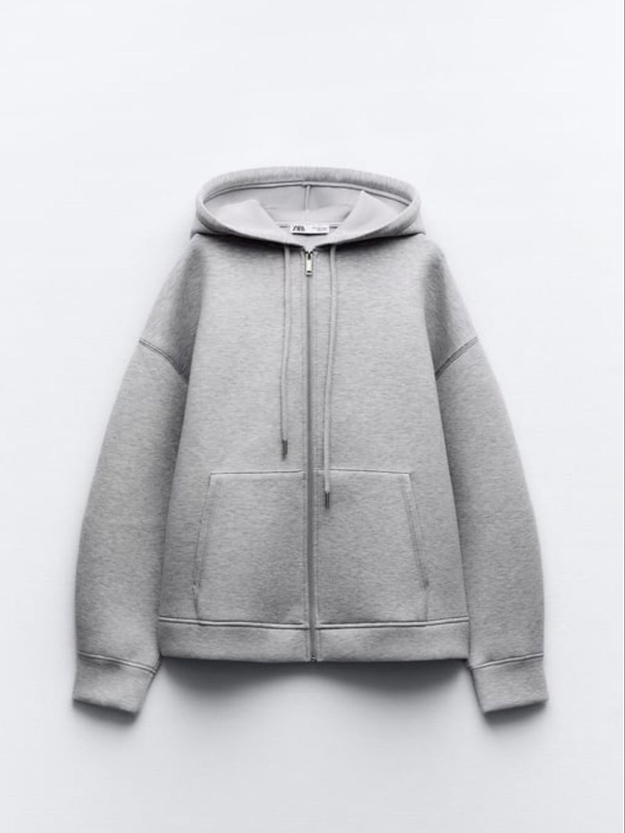 zip up vestes oversize