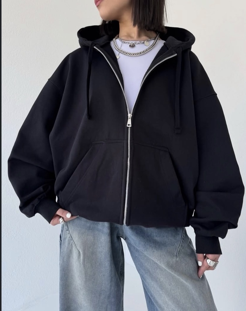 Veste silvar zipper black